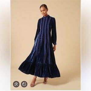 Lisou Gigi Midnight Blue Long Sleeve Dress - sold out everywhere